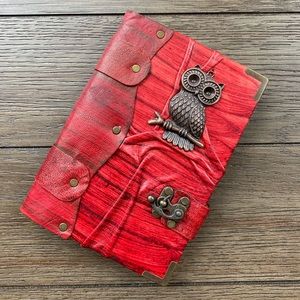 Belt Strap Leather Handmade Journal Notebook Large